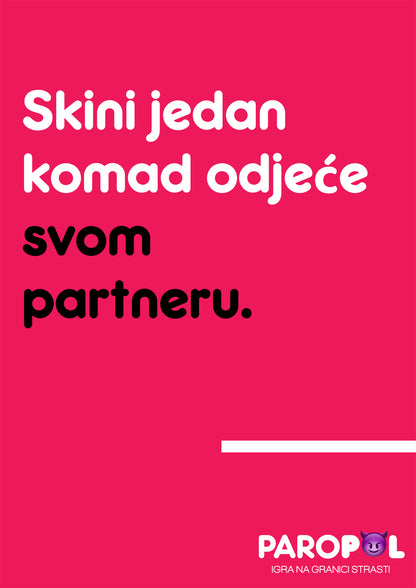 PAROPOL Kartice - Igra za parove koji žele više 👩‍❤️‍👨