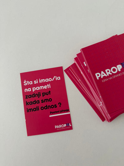 PAROPOL Kartice - Igra za parove koji žele više 👩‍❤️‍👨
